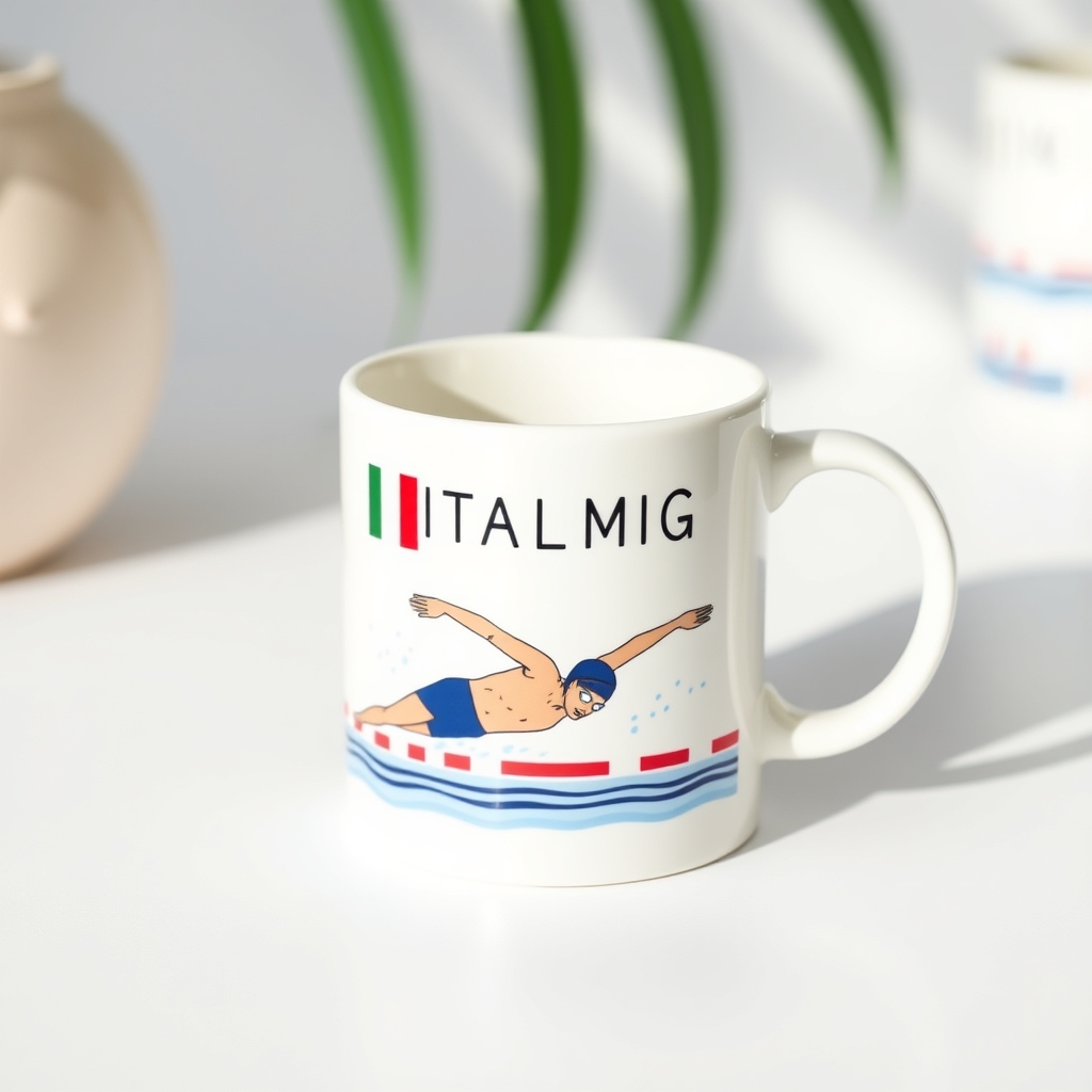 tazza nuoto natale
